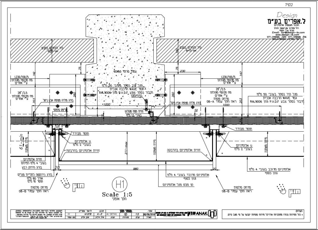Anak Group Production Facility Drawing
